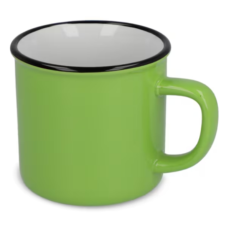 Tasse publicitaire en céramique style émail 280ml