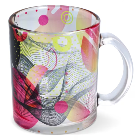 Mug personnalisable en verre 335ml Mallorca