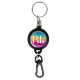 Porte badge publicitaire en ABS recyclé et bambou