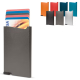 Porte-cartes anti RFID publicitaire en aluminium