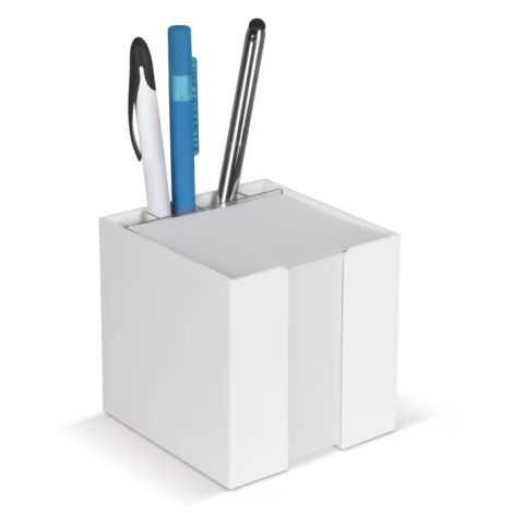 Bloc promotionnel de papier 10x10x10cm avec compartiments