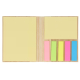 Notes autocollantes couverture bambou personnalisée