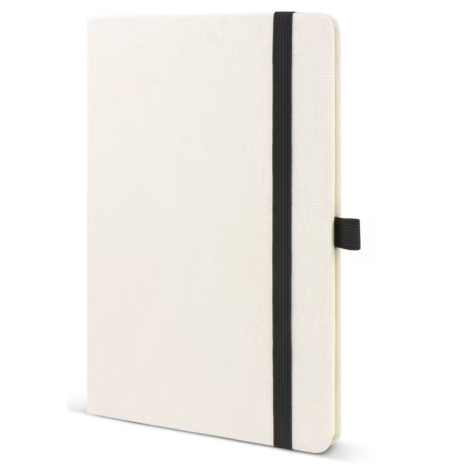 Carnet promotionnel en coton recyclé et rPET A5