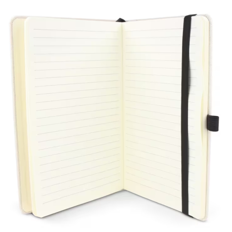 Carnet promotionnel en coton recyclé et rPET A5
