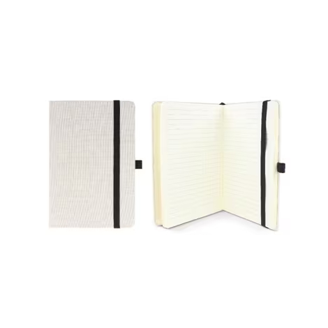 Carnet promotionnel en coton recyclé et rPET A5