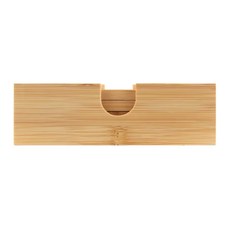 Set promotionnel de 4 sous-verres en bambou