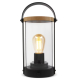 Lampe publicitaire Edison en bambou