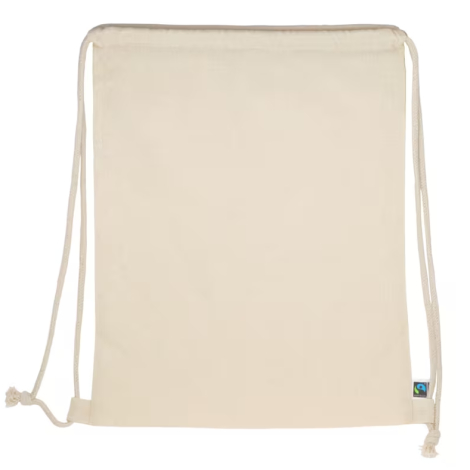 Gym-bag promotionnel en coton Fairtrade 140g