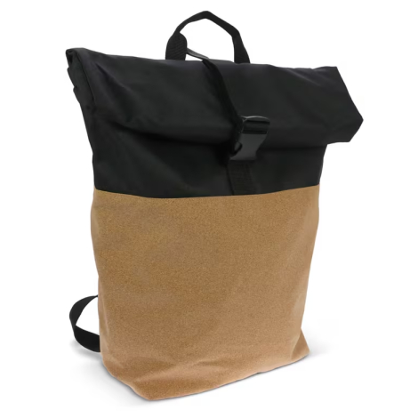 Sac à dos roll-top en liège et rPET personnalisable