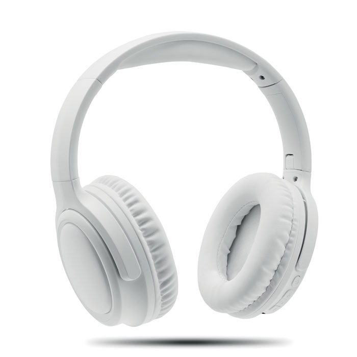 Casque publicitaire pliable ANC Silent Blanc