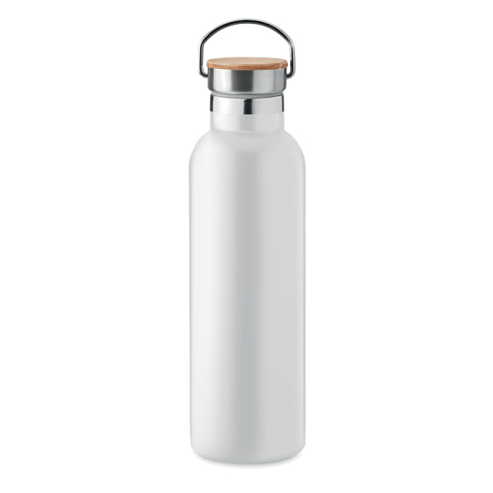 Bouteille publicitaire double paroi 750ml HELSINKI MED Blanc