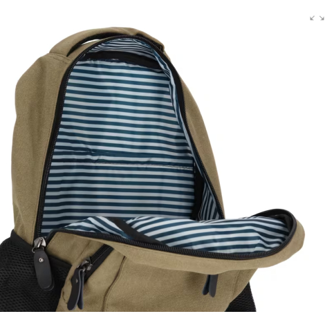 Sac à dos personnalisé toile de coton recyclé Harper