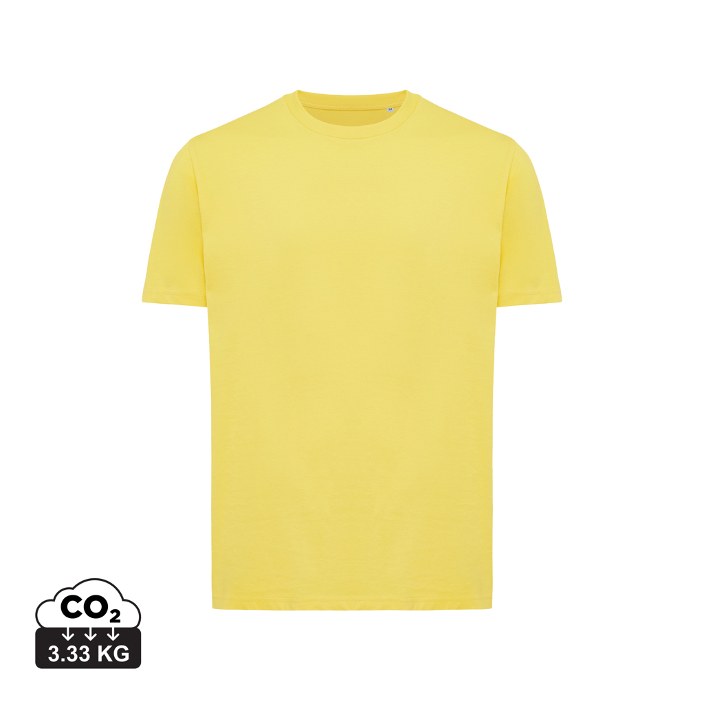 T-shirt en coton bio unisexe à personnaliser Sierra Iqoniq Jaune