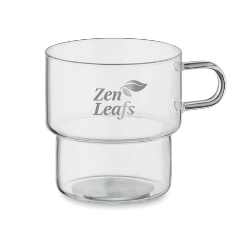 Tasse en verre 300 ml personnalisable Boromug
