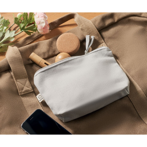 Trousse cosmétique personnalisable coton 320 gr/m² Elnas
