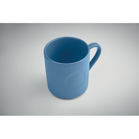 Tasse publicitaire céramique striée 340 ml Ribmug
