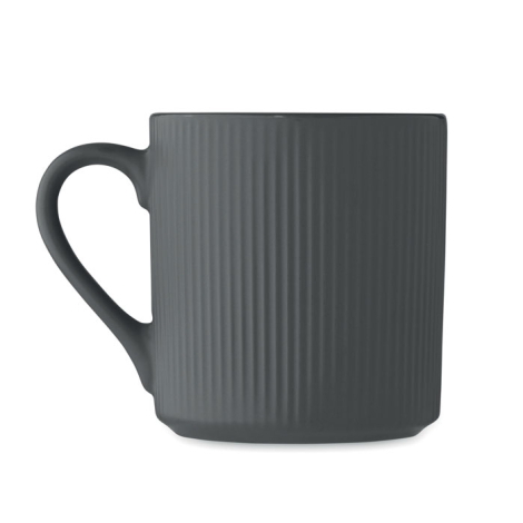 Tasse publicitaire céramique striée 340 ml Ribmug