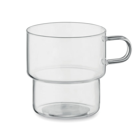 Tasse en verre 300 ml personnalisable Boromug