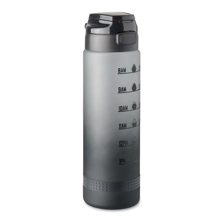 Bouteille de sport promotionnelle rPET 1L Level Blanc