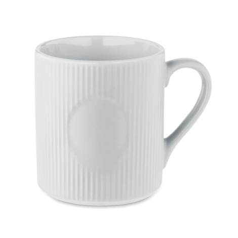 Tasse publicitaire céramique striée 340 ml Ribmug