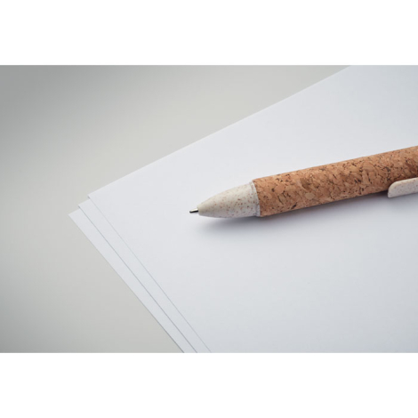 Stylo-bille 4 couleurs personnalisable en liège ARBOCHO