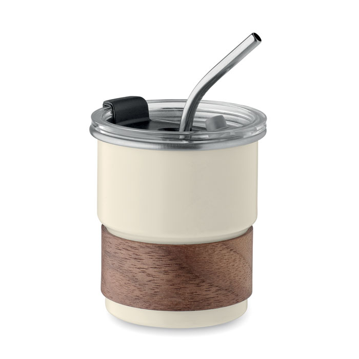 Gobelet publicitaire simple paroi 260 ml MATE Beige