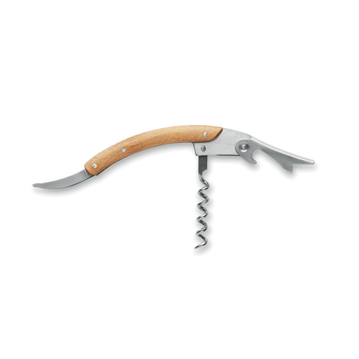 Sommelier personnalisé en acier inoxydable BLAITER Bois