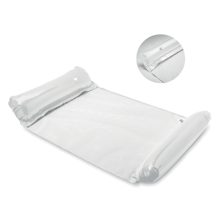 Hamac gonflable flottant personnalisé HAMAFLOAT Blanc