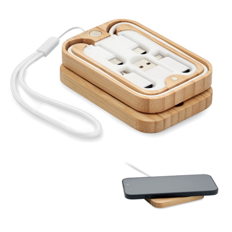 Chargeur personnalisé sans fil 15W et câbles de charge CHARGOO