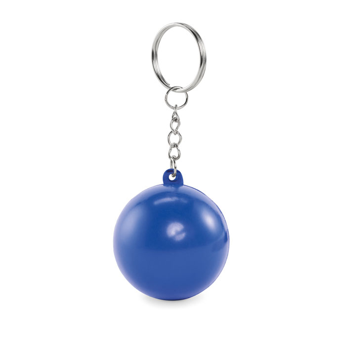 Porte-clés boule anti-stress personnalisable CIRKELY Bleu