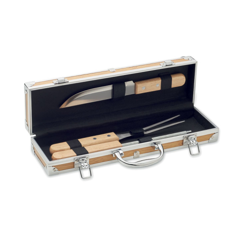 Ustensiles BBQ personnalisés en acier inox TOOLDERA