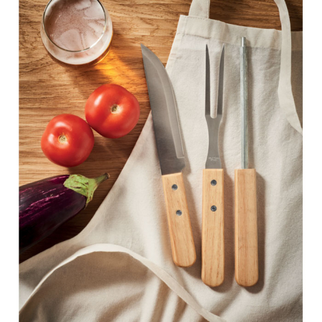 Ustensiles BBQ personnalisés en acier inox TOOLDERA