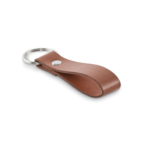 Porte-clés à boucle en PU personnalisé STROKEY