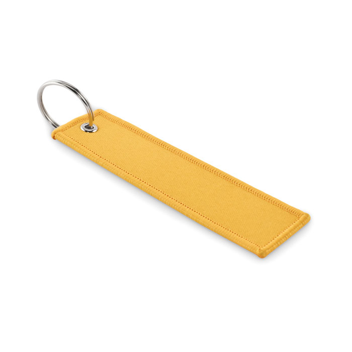 Porte clés promotionnel Key tag TAKEOFF Jaune