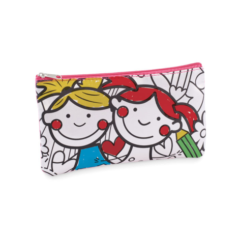 Trousse publicitaire à colorier avec feutres KIDDO