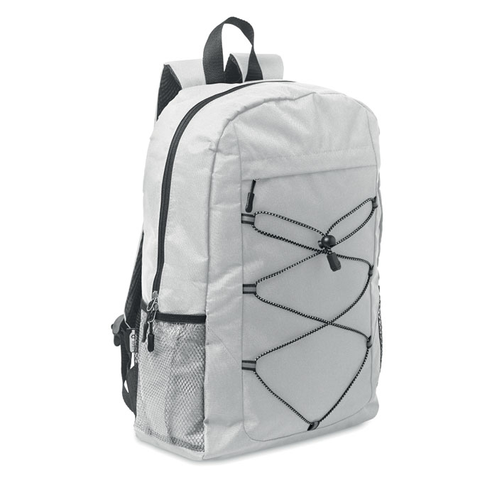 Sac à dos personnalisé 600D rPET HIGE Blanc