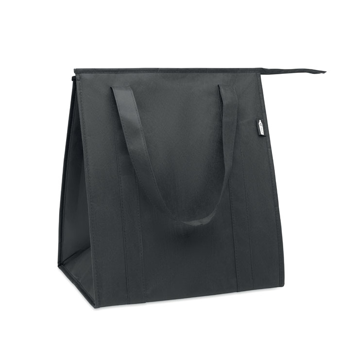 Sac isotherme intissé personnalisable rPET WOOLER Noir