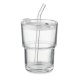 Gobelet personnalisé verre et paille 400ml SIP