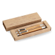 Parure publicitaire de 2 stylos - Bambooset