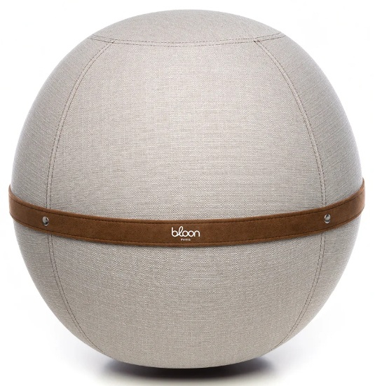 Siège ballon ergonomique publicitaire - BLOON Ivoire
