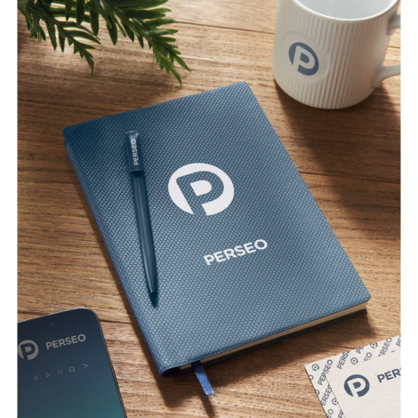 Cahier A5 en PU avec stylo à personnaliser NOTA