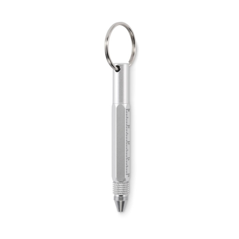 Porte-clés publicitaire avec stylo à bille TWEN