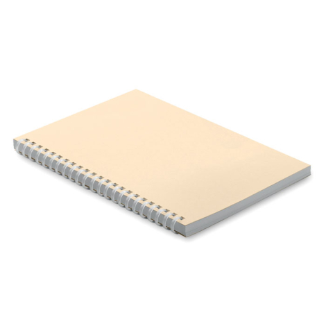 Cahier personnalisé A5 en carton recyclé RECARNOTE