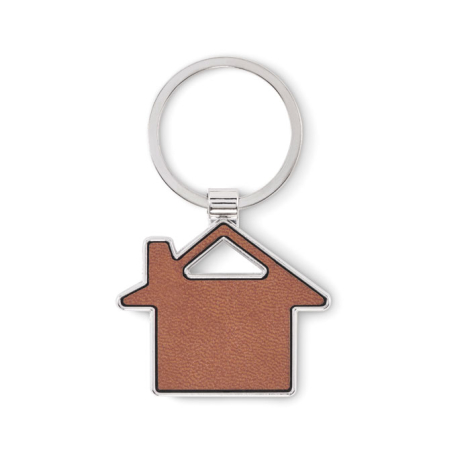 Porte-clés promotionnel en forme de maison LOUSE
