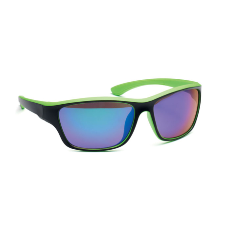 Lunettes de sport publicitaires verres miroir UV400 YUMA