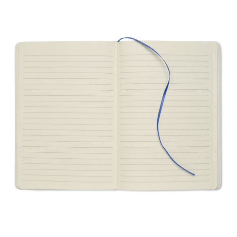 Carnet A5 coloré promotionnel recyclé ROUTE WHITE