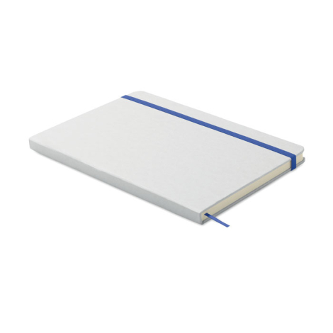 Carnet A5 coloré promotionnel recyclé ROUTE WHITE
