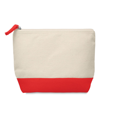 Trousse personnalisable en coton bicolore 340g 