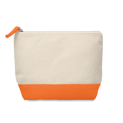Trousse personnalisable en coton bicolore 340g 