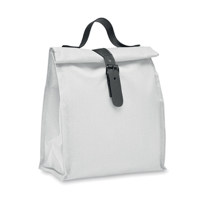 Sac isotherme rPET 600D personnalisable CHILL Blanc